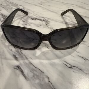 Polar One Brown Gray Tiger Stripe Sunglasses Polarized 15-130 Read